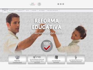 Sitio web de la Reforma Educativa